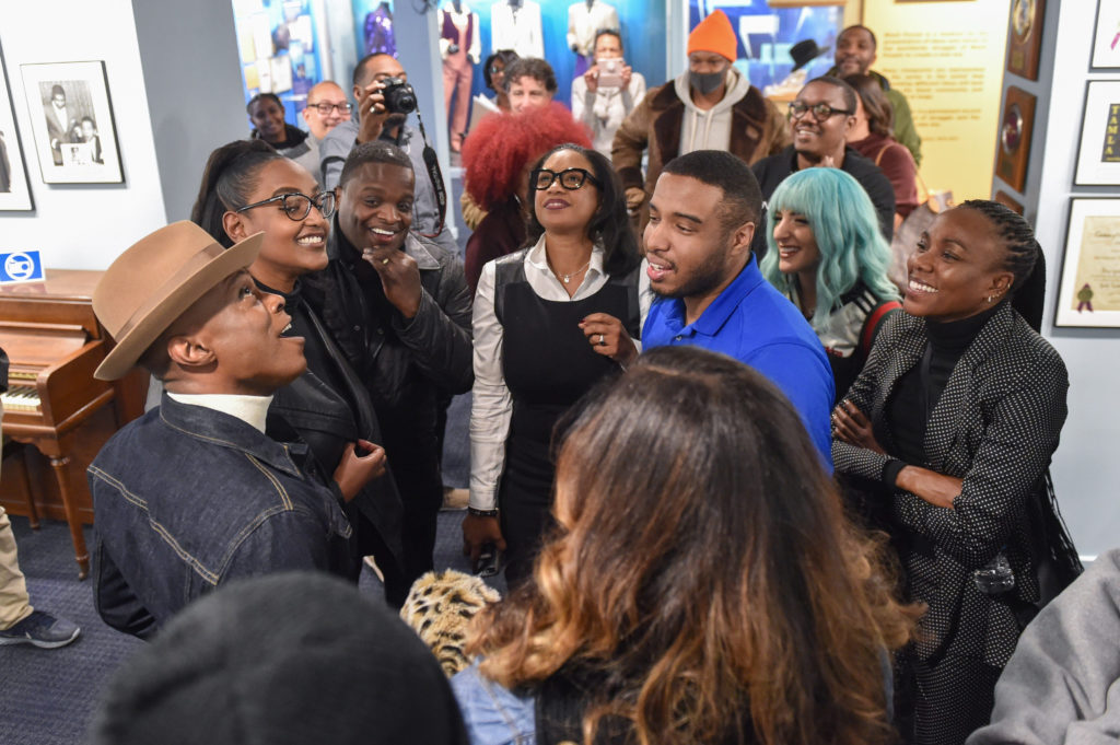 LA Records Visit Motown Museum